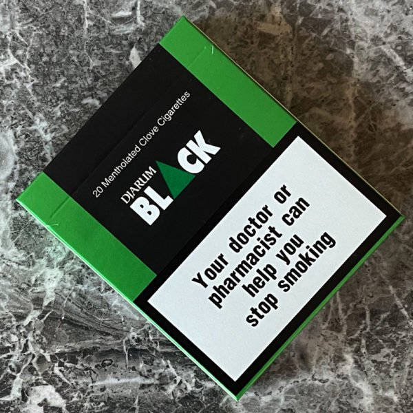 Djarum Black Menthol Supersmooth cigarettes