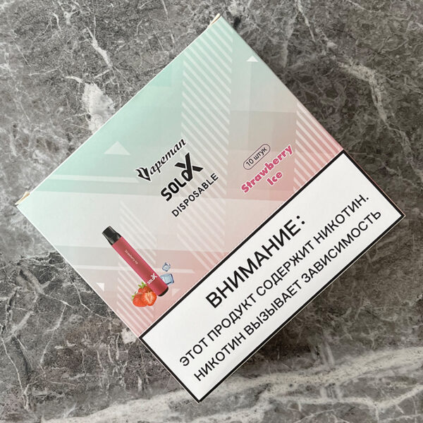 Vapeman Solo X Disposable Vape – Strawberry Ice