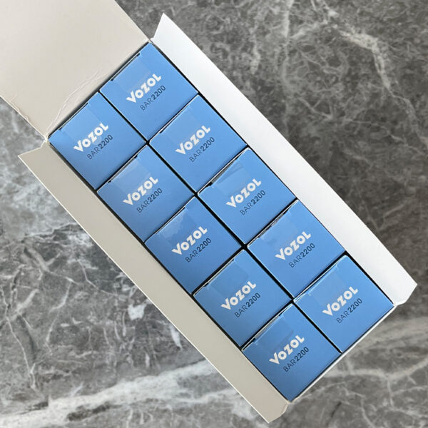Vozol Bar 2200 Blue Razz Ice vape