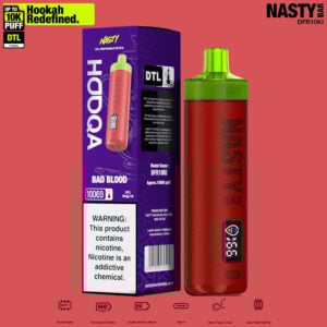 NASTY Hooqa 10K Bad Blood 💨 Disposable Vape ‣ Only 14€👍