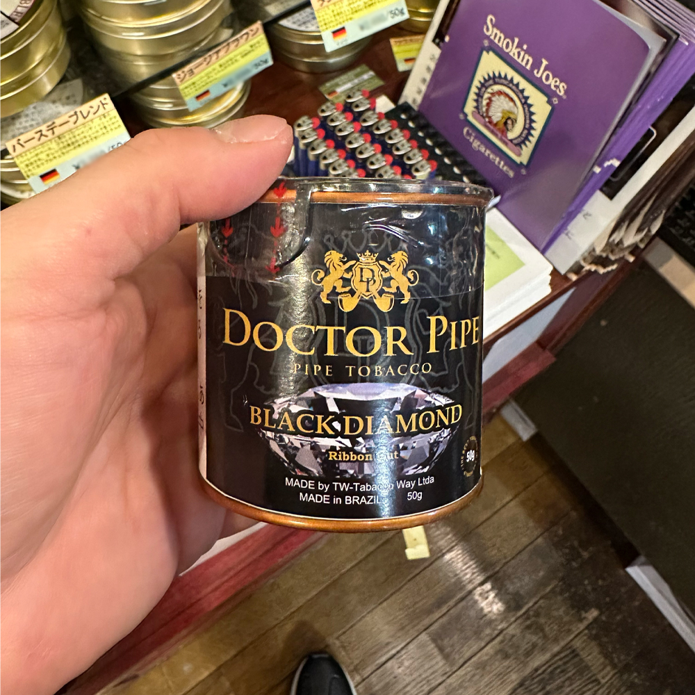 Doctor Pipe Black Diamond 50g Tin 🍂 ‣ Worldwide 🚀