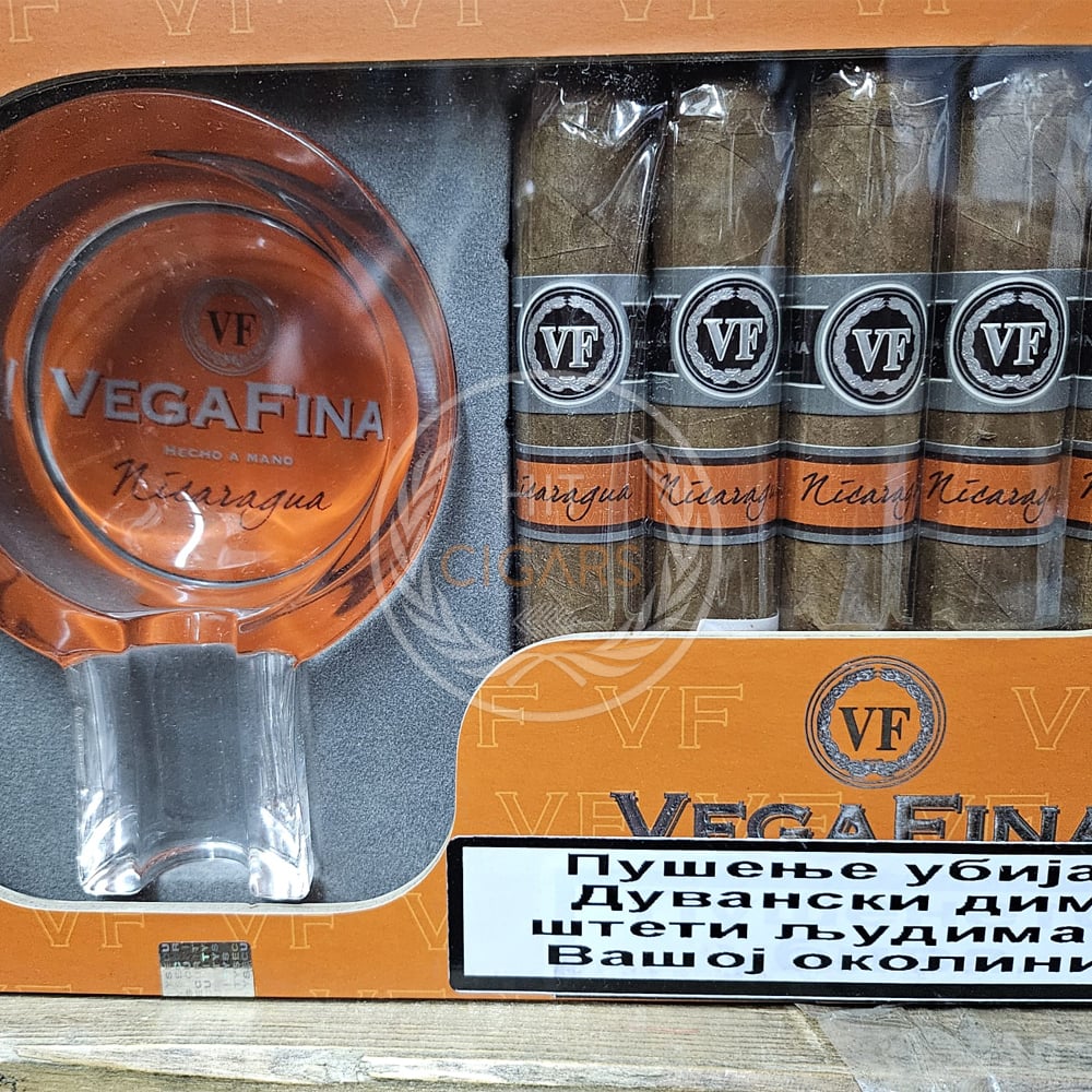 VegaFina Nicaragua Robusto + A Glass Ashtray 🍂
