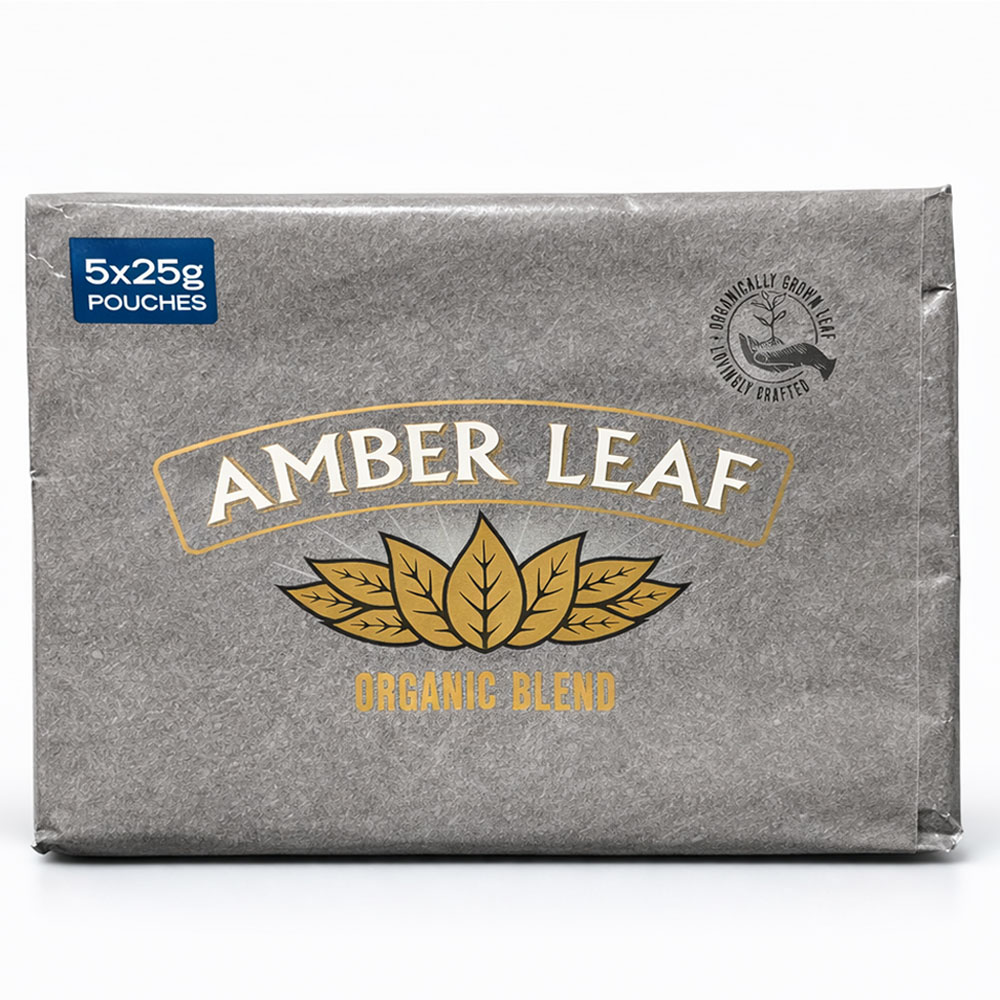 Amber Leaf Organic Blend 25g 🍂 ‣ Duty Free Price ‣ €7👍